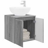 Wall-Mounted Sink Vanity Grey Sonoma 49.5 x 44.5 x 65 cm 890448