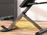 Fitness Workout Sport Roman Chair Hyperextension Extension Back Bench Foldable 42303569