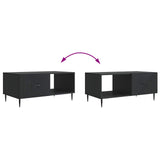 Coffee Table Black 90 x 50 x 40 cm Engineered Wood 894956