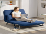 Two-Seater Click-Clack Sofa Bed - Dark Blue T3398P423092