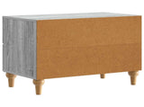 Bedside Cabinet Grey Sonoma 62 x 34.5 x 48 cm Engineered Wood 894091