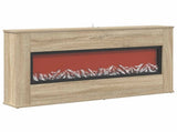 Electric Fireplace Sonoma 114 x 18 x 58.5 cm Engineered wood 8021057