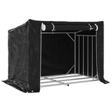 Firewood Rack with Rain Cover 150.5x100.5x110.5 cm Galvanised Steel 4104943