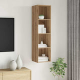 TV Cabinet Set Artisan Oak 37 x 37 x 142.5 cm Engineered Wood 875085