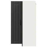 Wall Corner Cabinet LUCCA Black 57 x 57 x 100 cm 885166