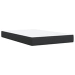Box Spring Bed with Mattress Black 120x190 cm Faux Leather 3286112
