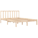 Bed Frame without Mattress Solid Wood Pine 120x200 cm 3105066