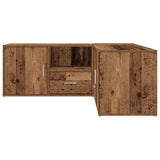 Corner Cabinet Old Wood 200x40x45 cm Engineered Wood 3307835
