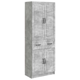 Cabinet Set 2 pcs Concrete Grey Engineered Wood 3416991