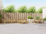 Outdoor Sofa Set 7 pcs White 3386108