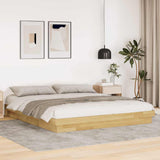 Bed Frame without Mattress 180x200 cm Super King Solid Wood Oak 3315730