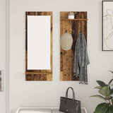 Wall-Mounted Coat Rack Old Wood 70 x 10 x 90 cm Engineered wood 874529