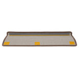 Stair Mats 15 pcs 65x21x4 cm Brown Rectangular Edge 326196