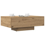 Coffee Table Artisan Oak 85x55x31 cm Engineered Wood 856403