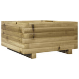 Garden Planter 50x50x26.5 cm Impregnated Wood Pine 847297