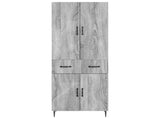 Cabinet Set 2 pcs Grey Sonoma 66 x 34.5 x 89.5 cm 3416670