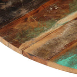 286035 Round Table Top 80 cm 15-16 mm Solid Reclaimed Wood