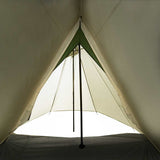 Camping Tent 3-Person Green Waterproof 94365