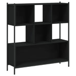 ZNTS Bookcase Black 102x28x172 cm Engineered Wood 3213657