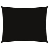 Sunshade Sail Oxford Fabric Rectangular 5x7 m Black 135770