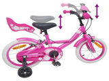 Kids Bike 12 Inches for 2-4 Years Old Pink 42009431