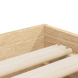 Bed Frame with Drawers without Mattress Sonoma Oak 90x200 cm 3207296