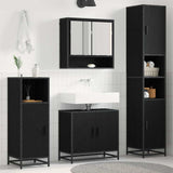 Bathroom Furniture Set 3 pcs Artisan Oak Engineered Wood 3402540