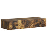 Wall-Mounted Side Table Smoked Oak 87.5 x 34.5 x 17 cm 898160