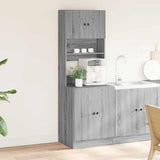 Kitchen Cabinet Grey Sonoma 60x50x180 cm Engineered Wood 3276642