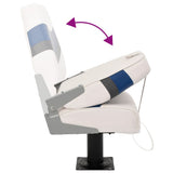 2 Piece Foldable Boat Seat Set High Backrest 3284308