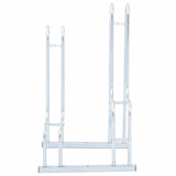Bicycle Stand for 2 Bikes Floor Freestanding Galvanised Steel 4005568