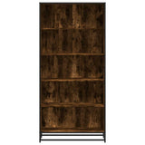Bookcase Smoked Oak 80.5x35x170.5 cm Engineered Wood 3300857