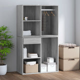 Dressing Cabinet Grey Sonoma 80x40x65 cm Engineered Wood 820506