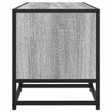 TV Cabinet Grey Sonoma 160x35x41 cm Engineered Wood and Metal 848847