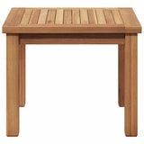 Coffee Table Brown 45 x 45 x 36 cm Solid Teak Wood 42002297