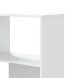 Corner Bookcase 4-Tier White 85x85x140 cm Engineered Wood 3307810