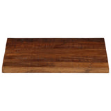 Table Top 60x50x2.5 cm Rectangular Solid Wood Reclaimed 371186