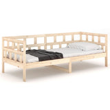 Day Bed without Mattress Solid Wood Pine 90x190 cm Single 820217