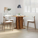 Dining Table Old Wood 80x80x75 cm Engineered Wood 855810