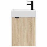 Bathroom Vanity Unit with Tap Sonoma Oak 45.5 x 22.5 x 84 cm 889435