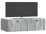 Wall-Mounted TV Cabinet 78.5 x 41 x 30 cm Grey Sonoma 899201
