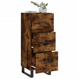 Sideboard Smoked Oak 34.5x34x90 cm Engineered Wood 828633