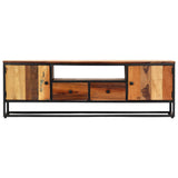 TV Cabinet 120x30x40 cm Solid Reclaimed Wood and Steel 282726