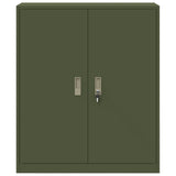 Storage Cabinet Olive Green 90 x 40 x 105 cm Steel 891650