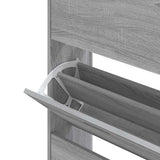 Shoe Cabinet Grey Sonoma 63x24x147 cm Engineered Wood 342548