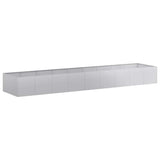 Planter 360x80x40 cm Galvanised Steel 860771