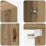 Wall Cabinet Artisan Oak 69.5 x 34 x 90 cm Engineered Wood 879508