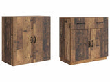 Cabinet Set 2 pcs Old Wood Engineered Wood 3416833