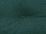 Back Pillow Dark Green 180 x 24 x 50 cm Fabric 42014562