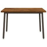 120 x 70 x 75 cm Solid Acacia Wood Natural and Coffee 937596